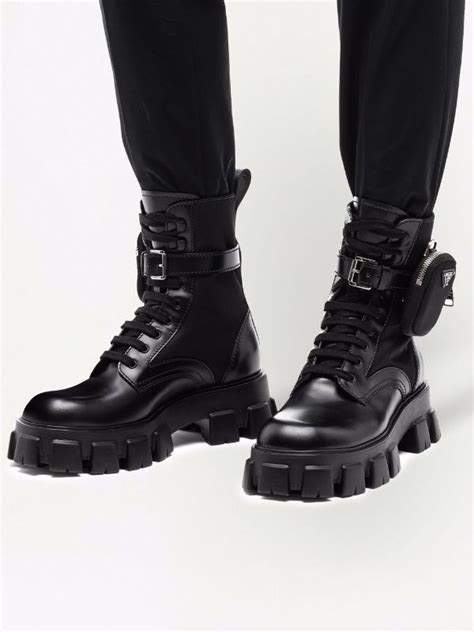 prada boot men rubber toe|Prada Livermore.